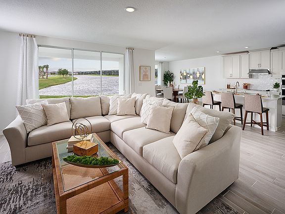 The Great Room of the Jasmine Model at Salt Meadows.