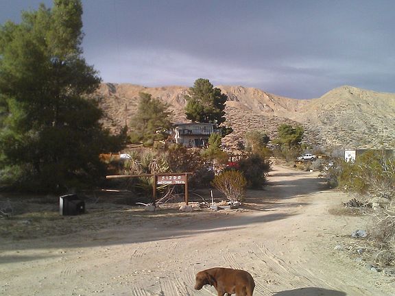 the house from the street