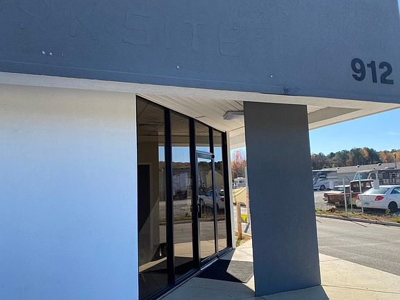 Front door into Building