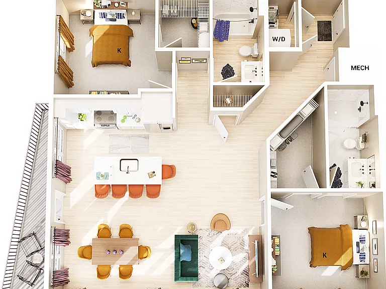 B2A floor plan Broadstone 2Thirty