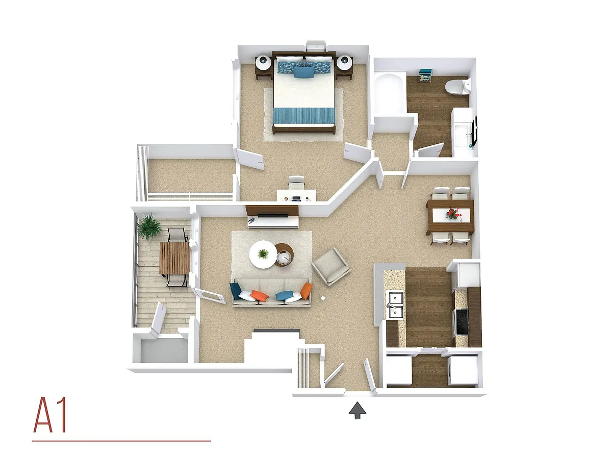 Floor plan A1