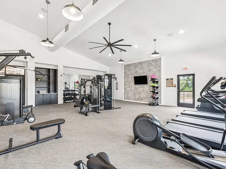 Fitness Center: cardio, free weights, and machines