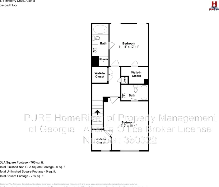 2 bed, 2.5 bath, 1404 sqft, $1,650 — Photo 3