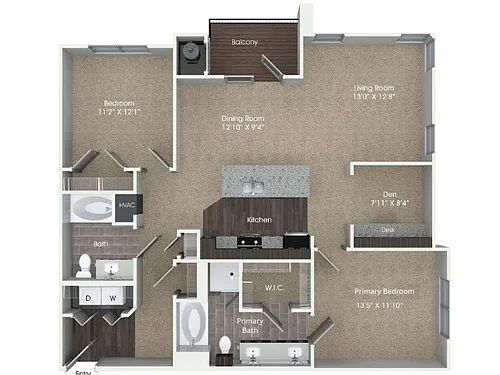 Floor plan B2DP