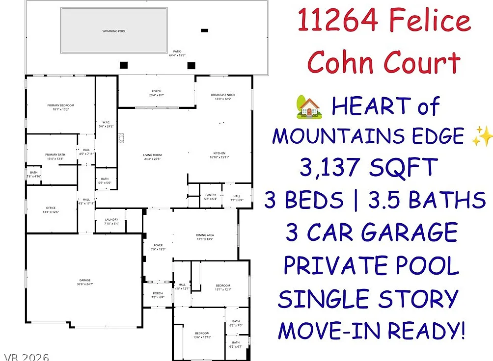 3 bed, 3.5 bath, 3137 sqft, $3,900 — Photo 2