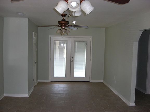 FRENCH DOORS TO BACKYARD