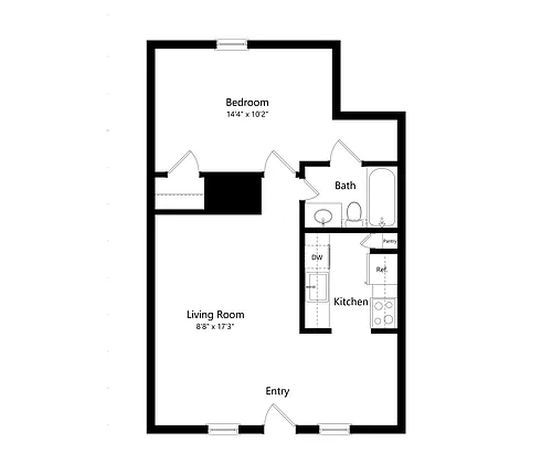 Floor plan A3 - Spanish Trails