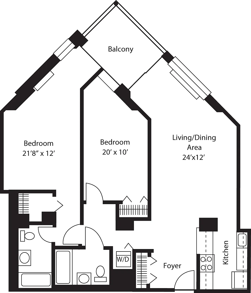 Floor plan F2 I2