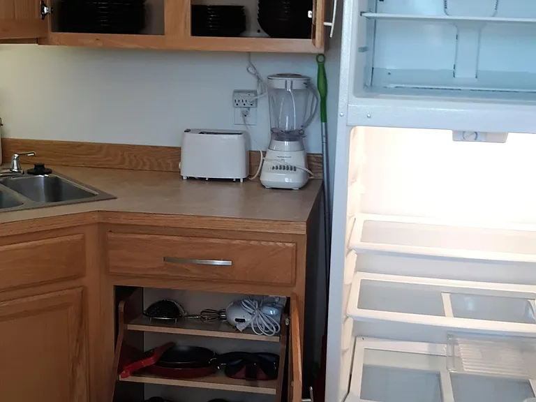 Fully stocked kitchen