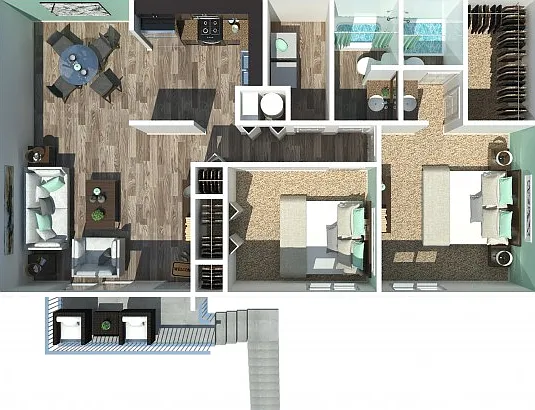 Two Bedroom Two Bath Garden 1100 Sq Ft Two Bedroom Two Bath Garden 1100 Sq Ft