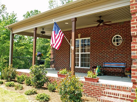 Welcoming front porch