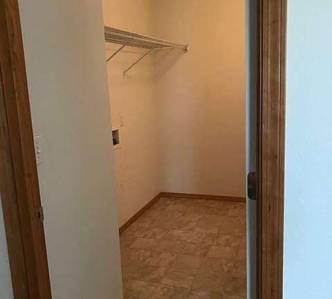 Master closet in second bedroom