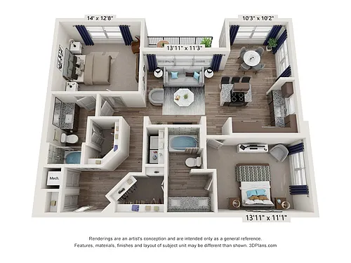 Floor plan B4