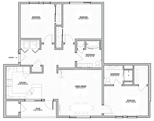 Floor plan Amoth - 3x2 D2