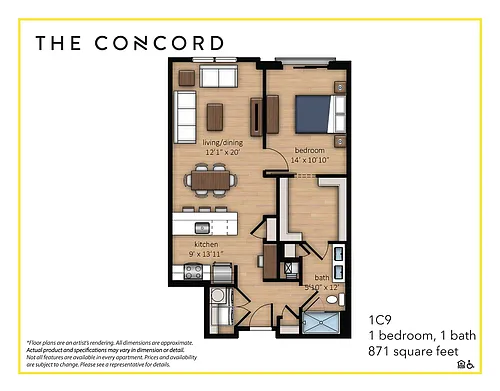 Floor plan 1C9