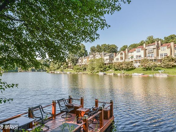 View of rear exterior from across the lake