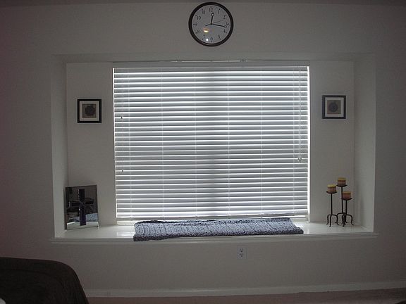 Master bedroom window seat