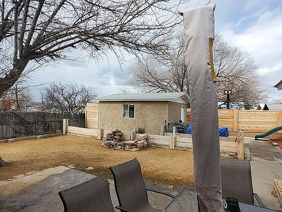 Backyard, garden, pond 