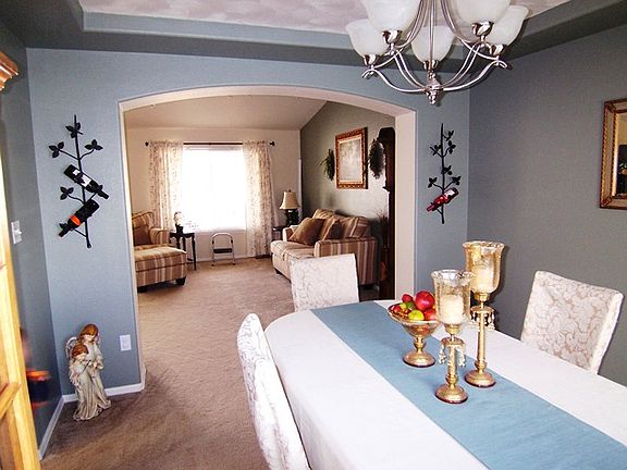 View to living from dining