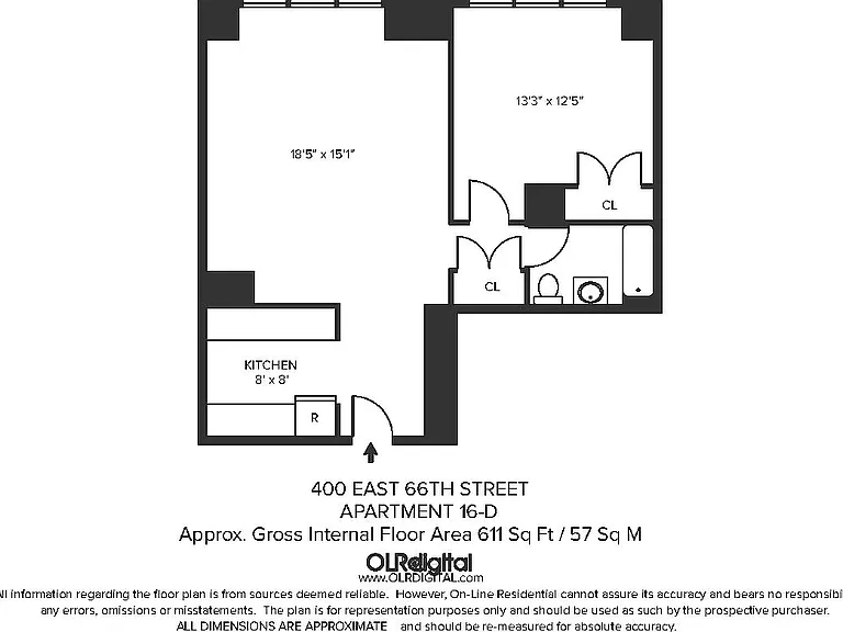 400 E 66th St #16D — Photo 7