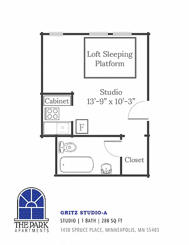 Floor plan Gritz | Studio-A