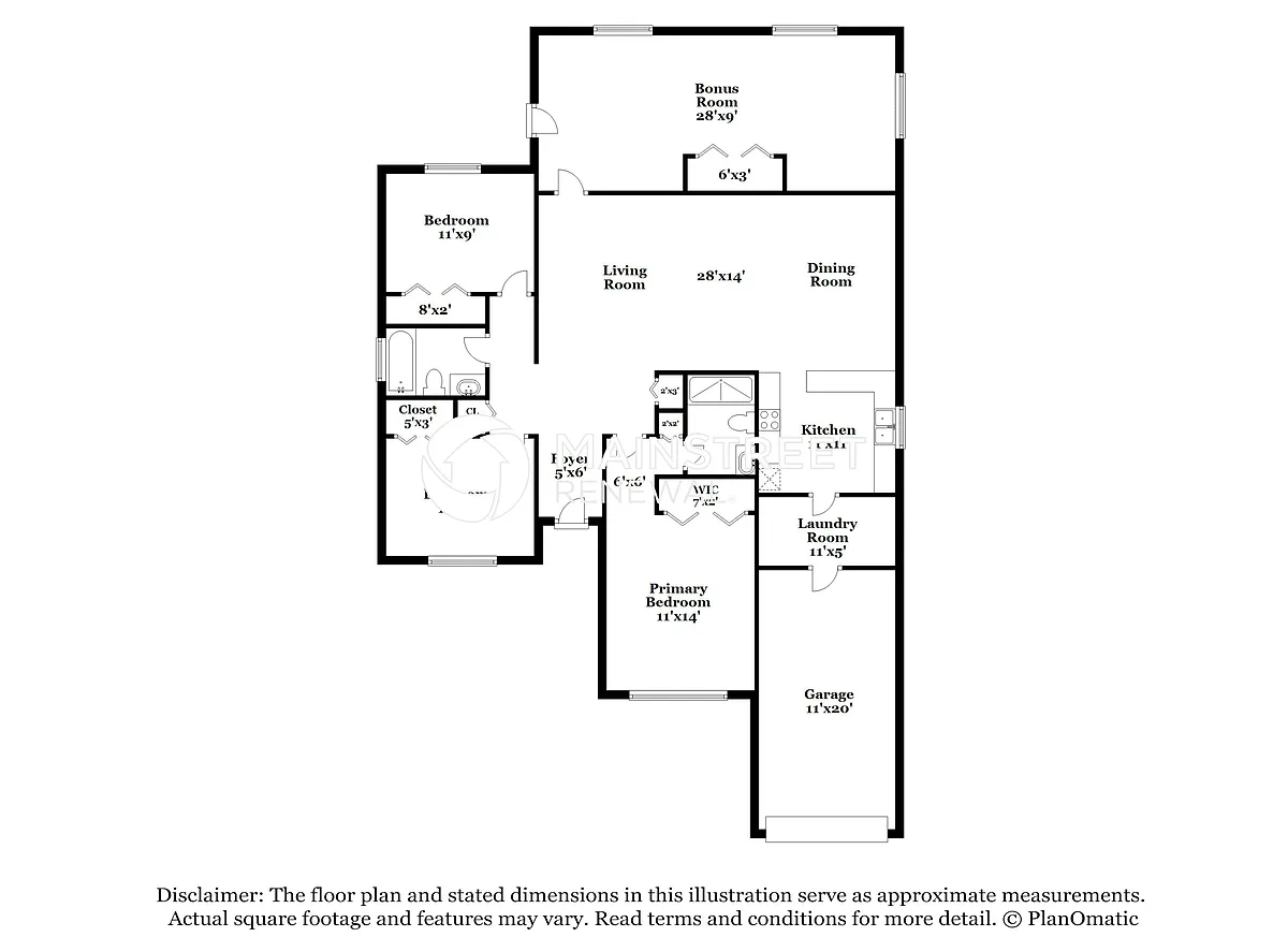 Floor Plan - 2911 Cedaridge Dr