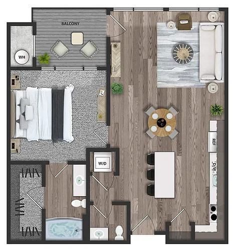 Floor plan Bard Peak (A3)