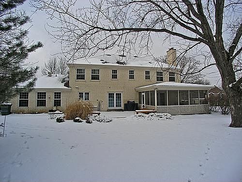 Rear View with Screen Porch