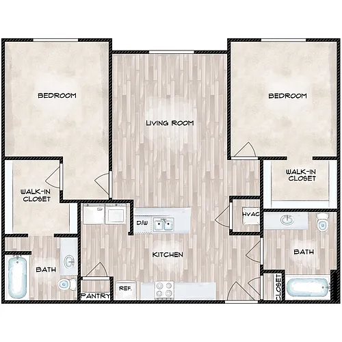Floor plan B1A