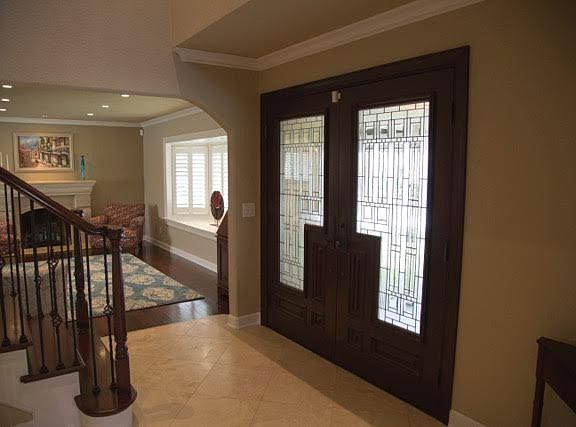 Beautiful tiled entry