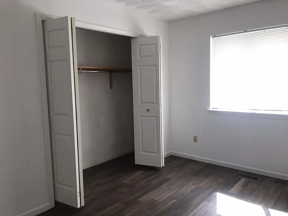 New wood-like vinyl flooring, fresh paint