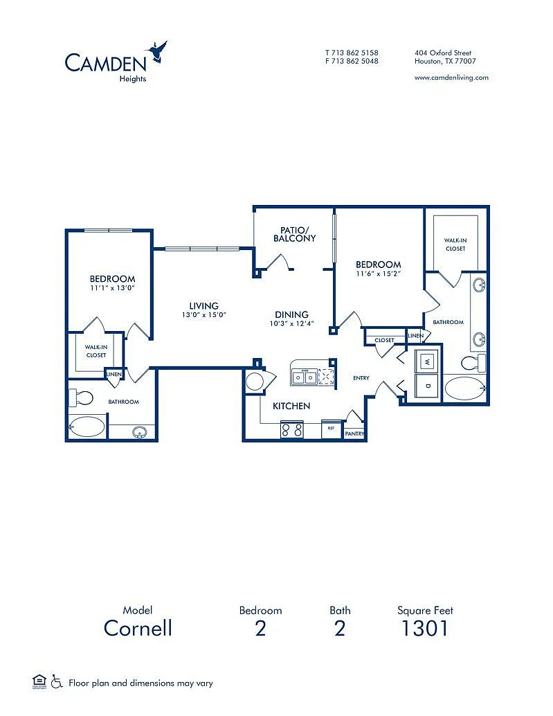 Floor plan The Cornell
