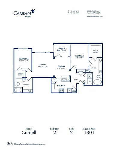 Floor plan The Cornell