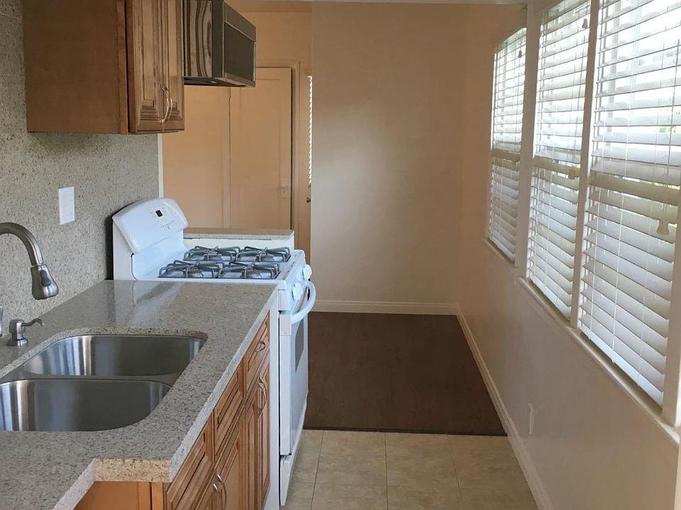 View of kitchen from laundry room