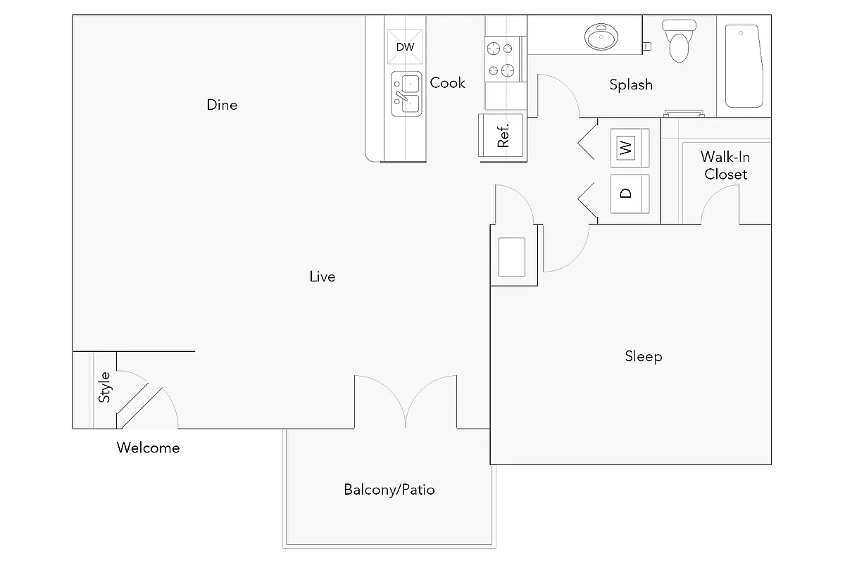 Floor plan Asheville