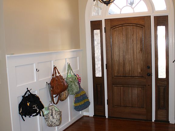 Foyer with new door