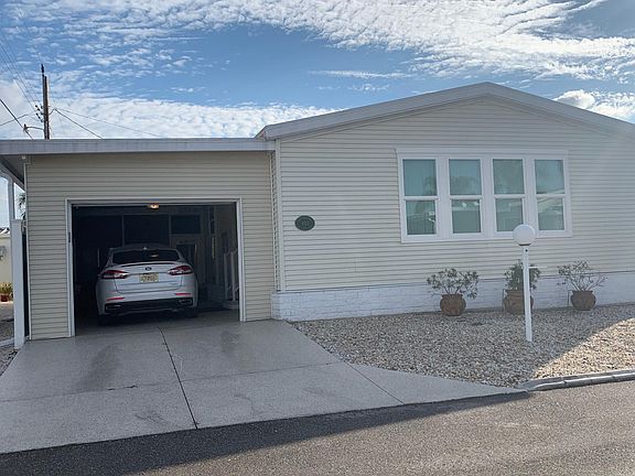 Enclosed garage with garage door opener