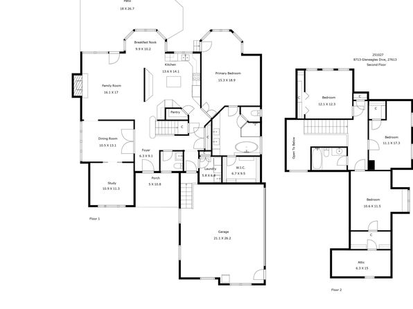 8713 Gleneagles Dr, Raleigh, NC 27613