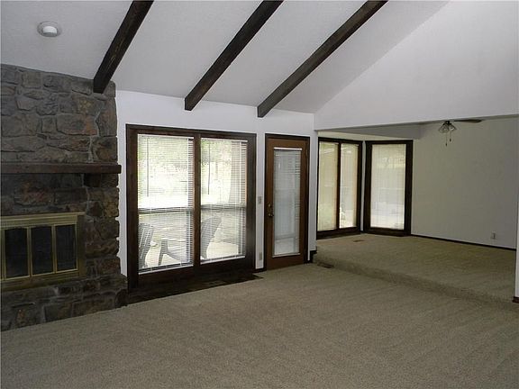 Natural light fills the living and dining area.