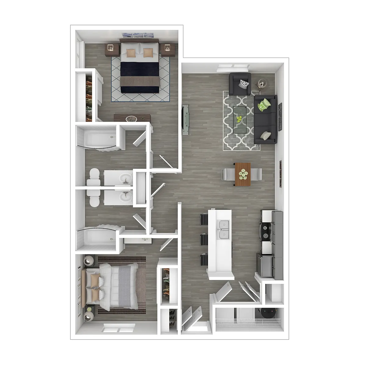 Floor plan 2X2-953