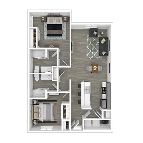 Floor plan 2X2-953