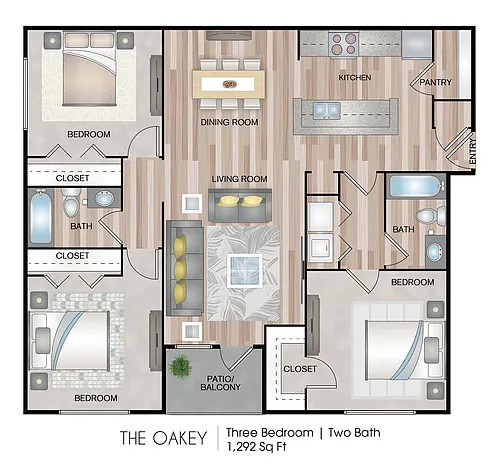 Floor plan The Oakey