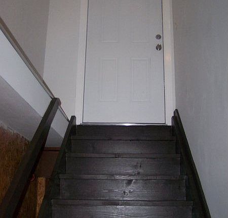 Stairway to second unit