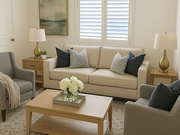 Living room (staged)