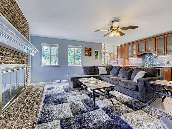 Living Room with wet bar