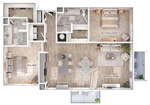 Floor plan B4A