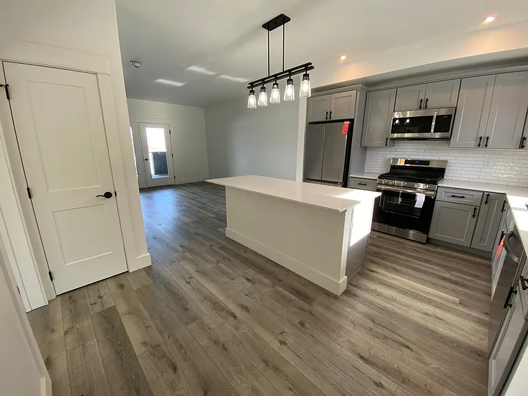 Entry, Kitchen, Living Room