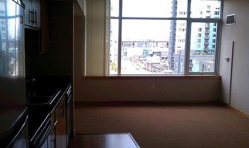 living area empty