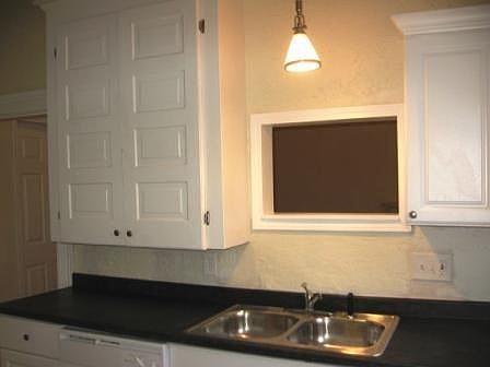 Kitchen with pass-thru to Liv Rm