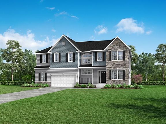 Elevation B Optional Partial Stone